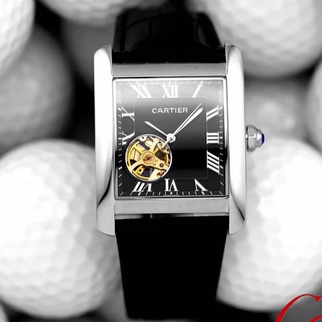 Cartier Watch TANK MC TOURBILLON STEEL LIMITED EDITION