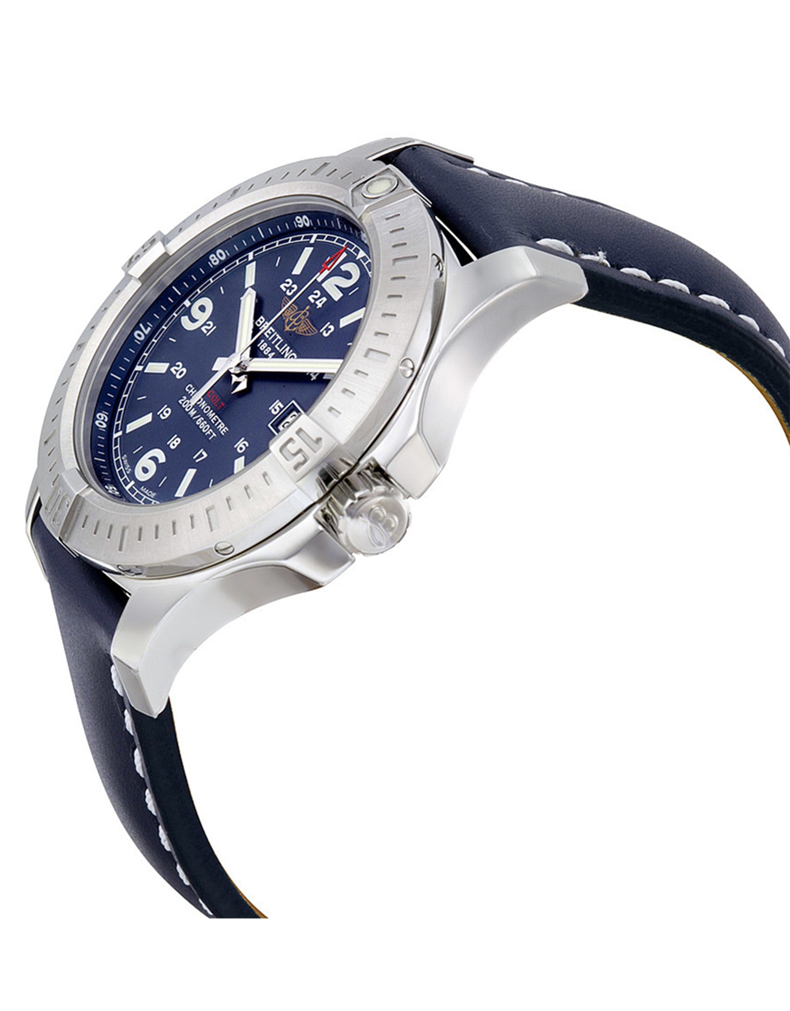 Replica Breitling Colt Blue Dial Stainless Steel Case A7438811 C907BLLT