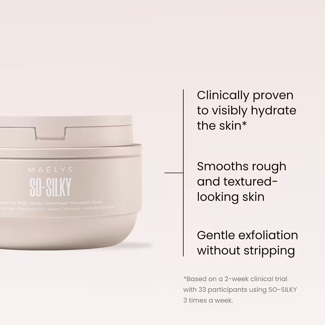 MAËLYS  SO-SILKY Foaming Body Scrub