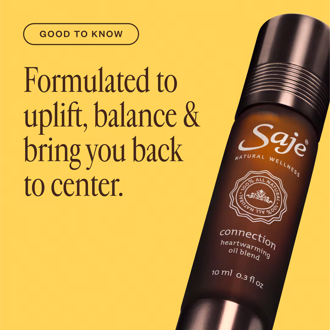 Saje Natural Wellness  Connection Heartwarming Oil Blend Roll-On