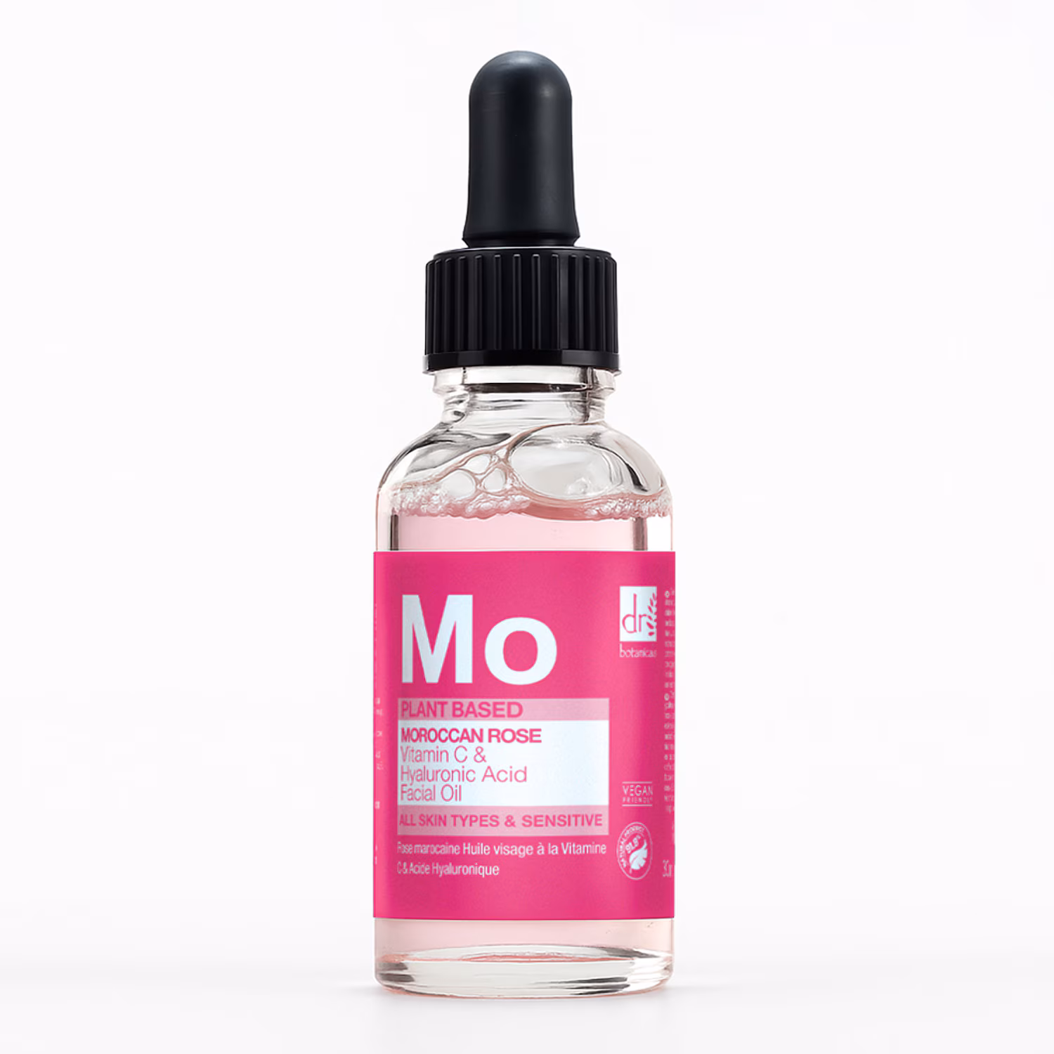Marokkanisches Rosen-Gesichtsöl mit Hyaluronsäure und Vitamin C