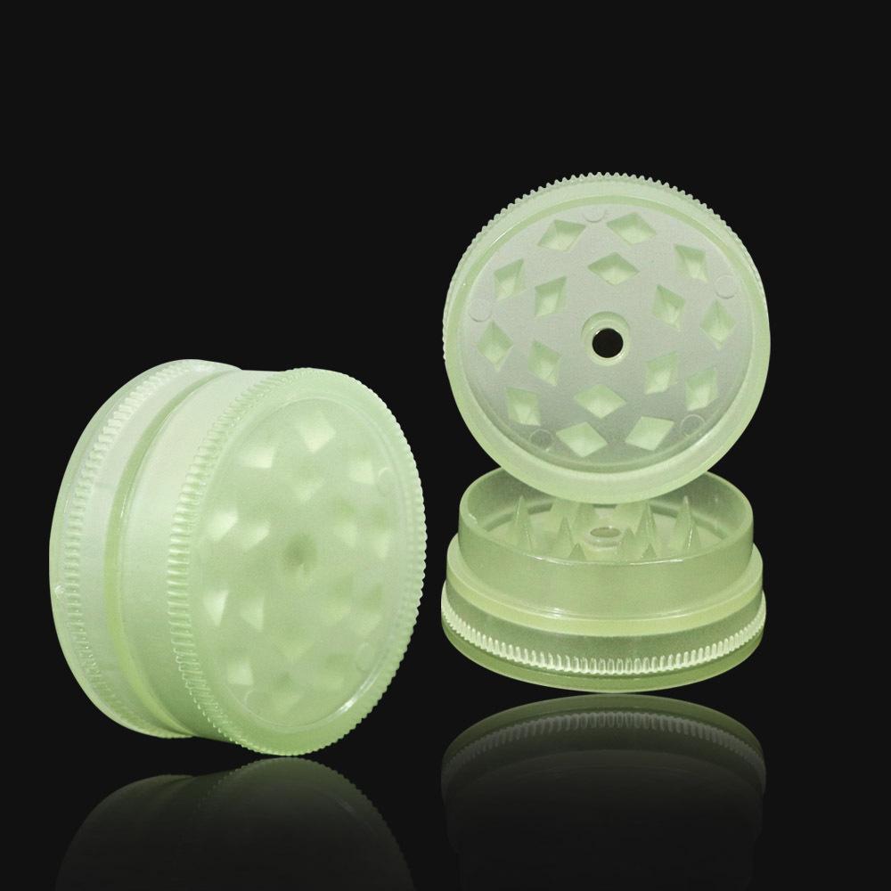 Luminous Plastic 2 Layer Herb Grinder