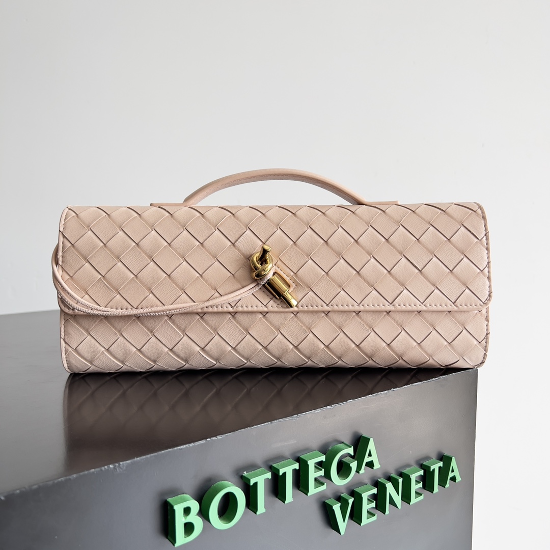 Bottega Veneta Bags Andiamo Clutch Lambskin 741511 (10A Mirror Version)