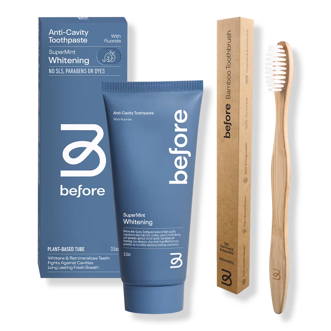 Before Oral Care  Before Anti-Cavity Whitening Bundle