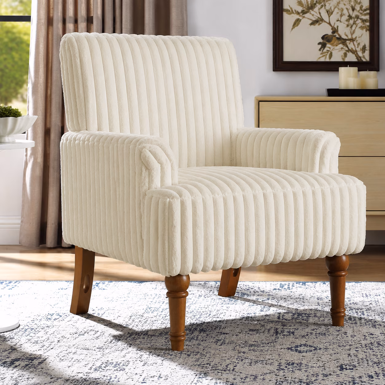 MOONMISS Accent Chair for Living Room,Blue