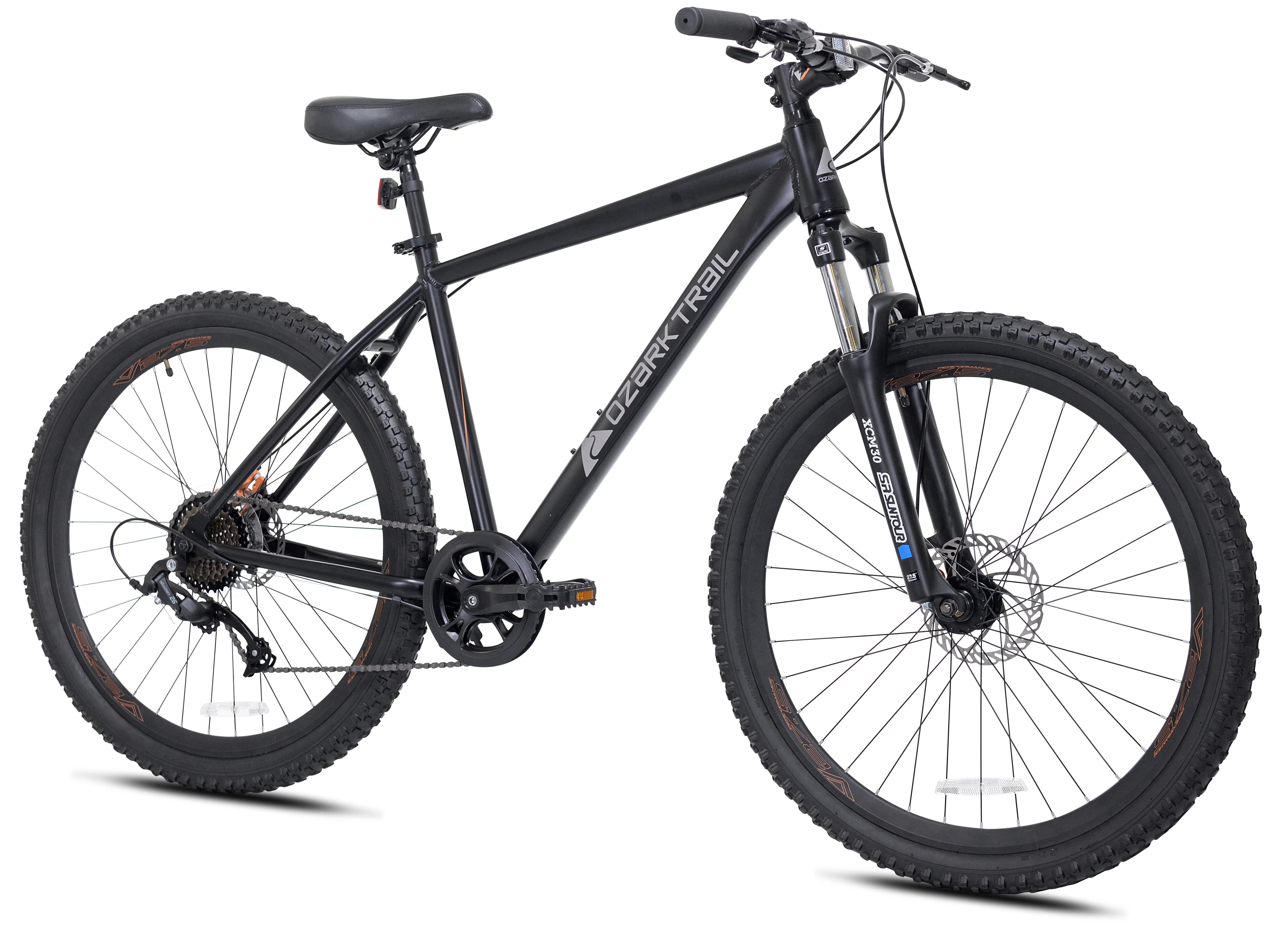 Ozark Trail 27.5" Vibe Mountain Bike, Medium Frame, Black, Adult, Unisex