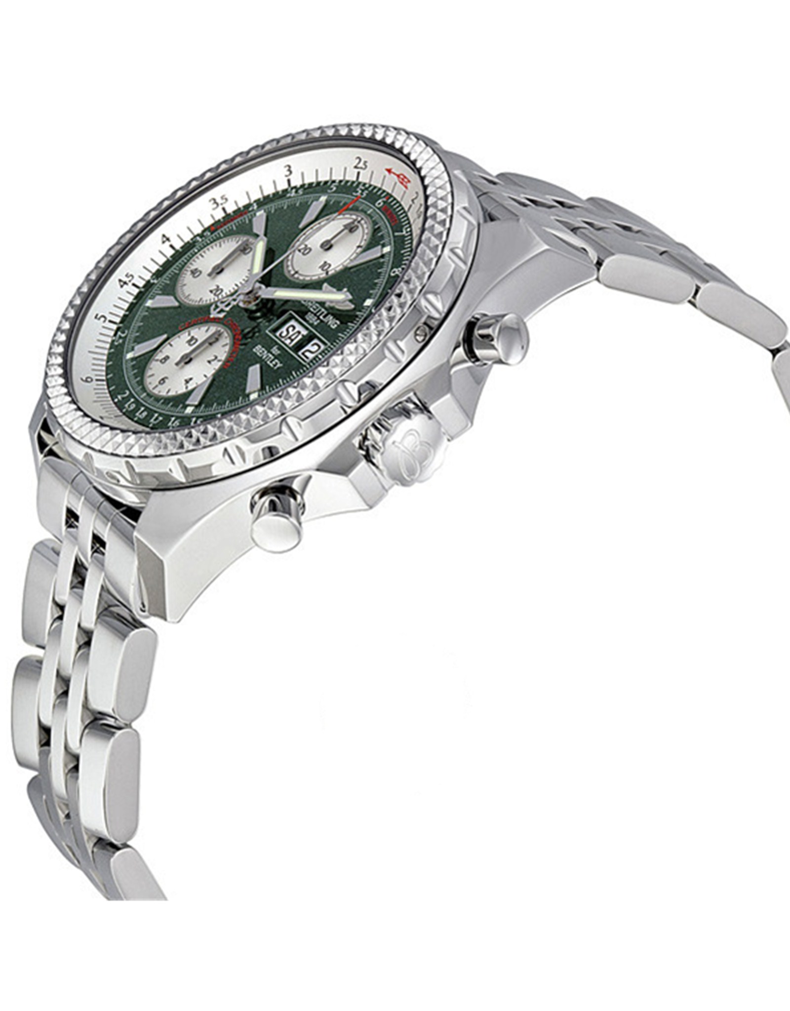 Replica Breitling Bentley Green Dial Silver Stick A1336212 L503SS