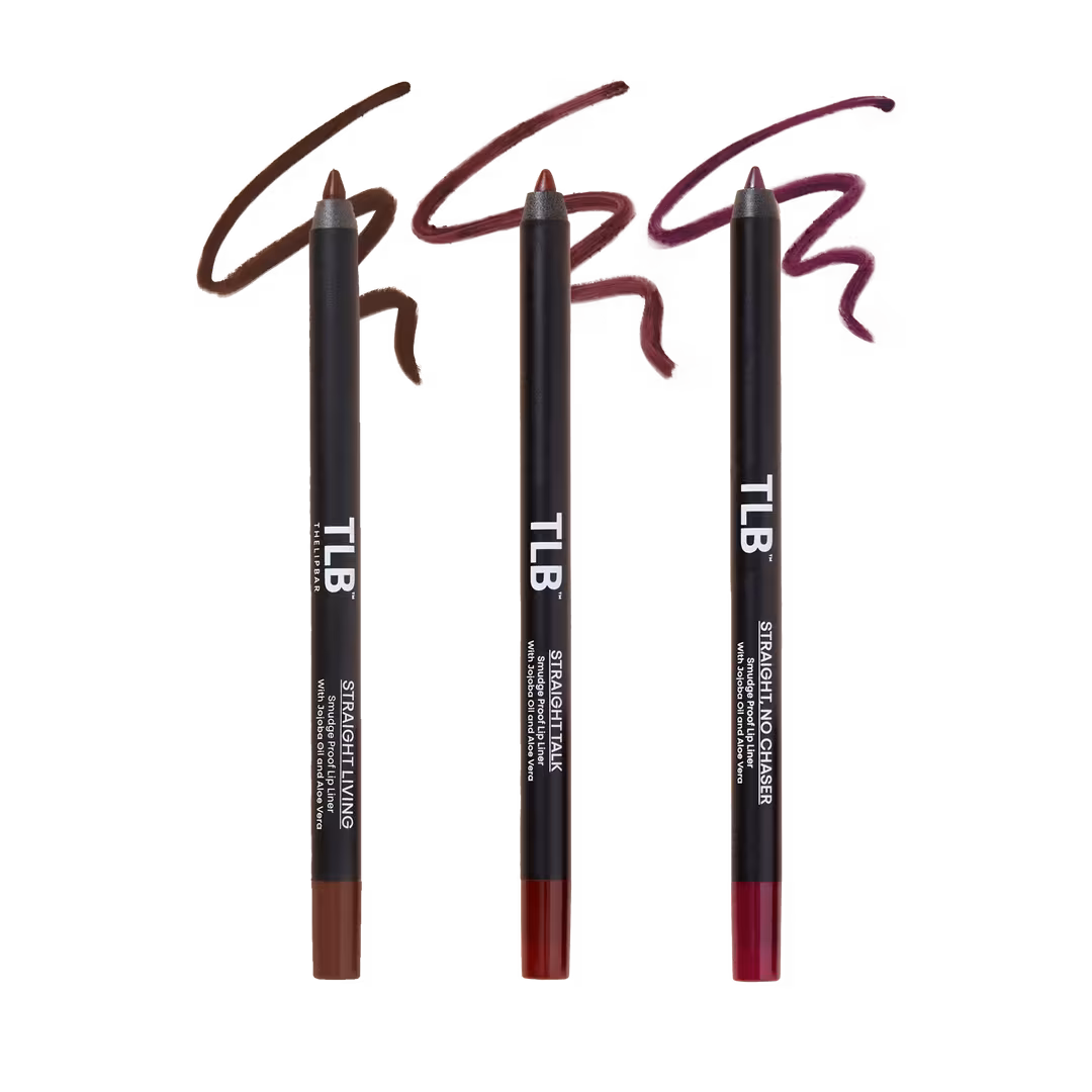 The Lip Bar  Straight Line Creamy Lip Liner Trio Set