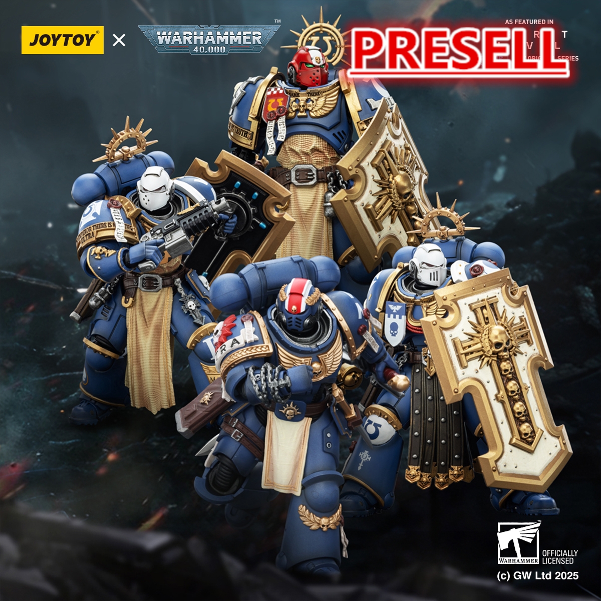JOYTOY Warhammer 40k Secret Level And They Shall Know No Fear Ultramarines - JOYTOY WORLD
