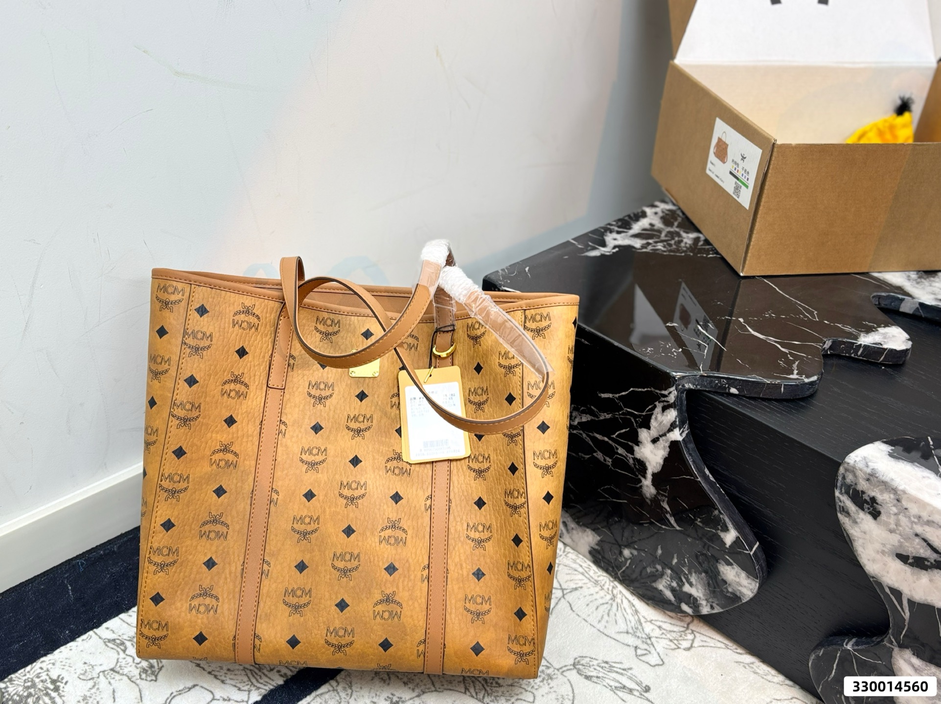MCM Medium Toni Top-Zip Shopper Bag