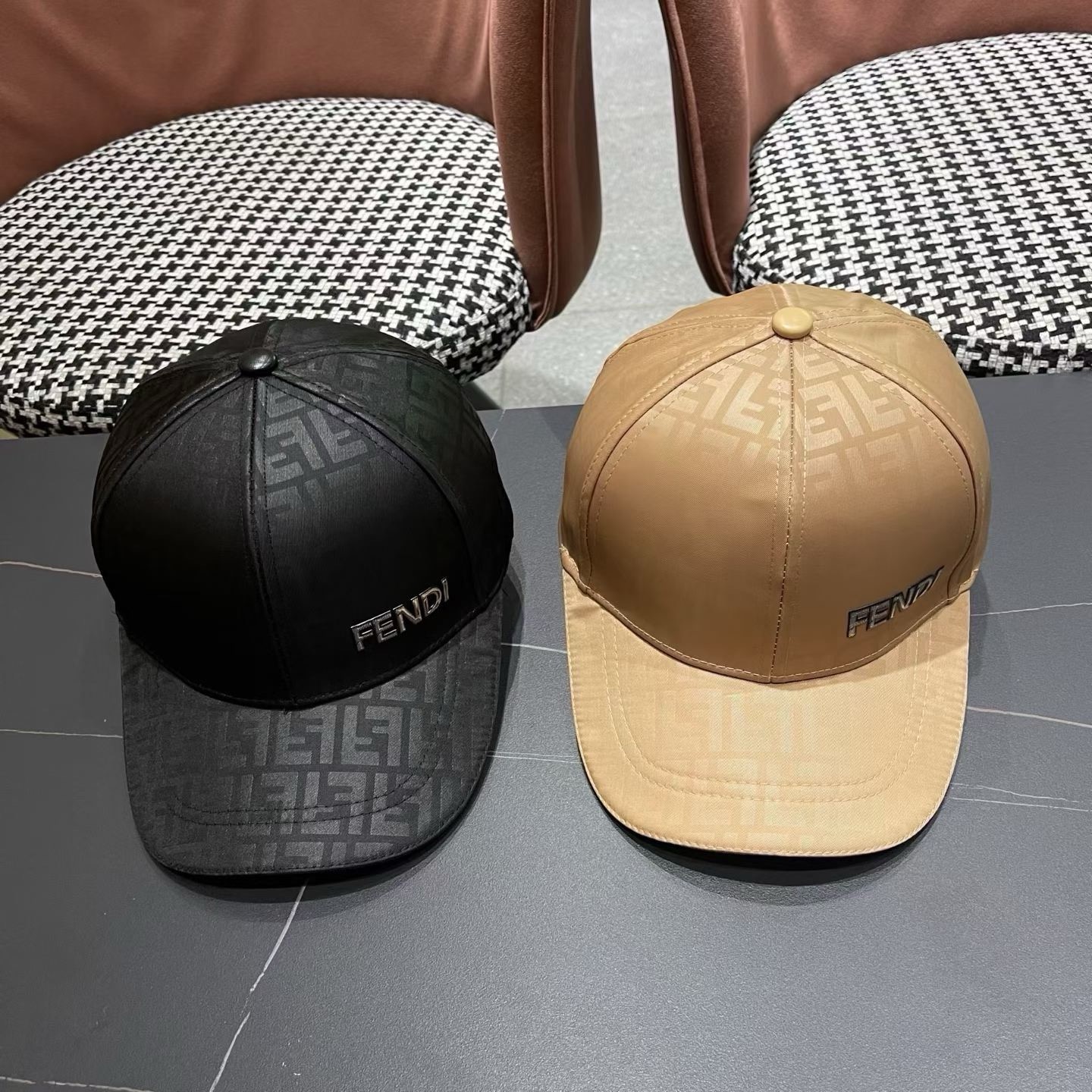 Fendi FF Logo Baseball Cap