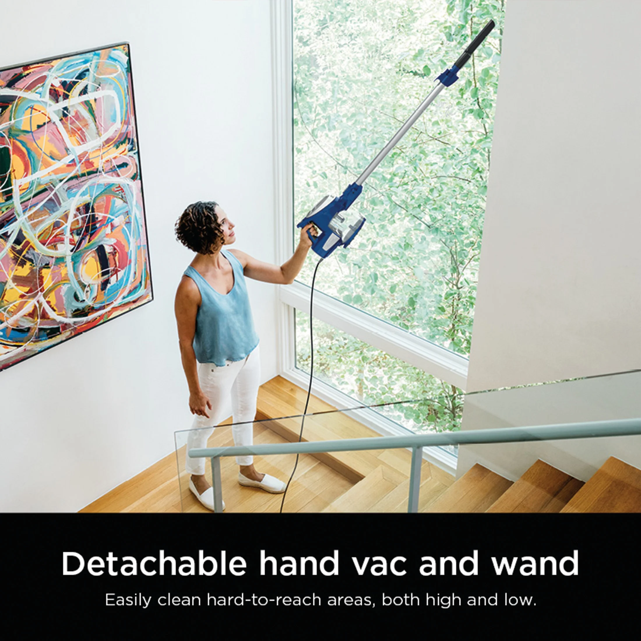 Shark Rocket Ultra-Light Corded Stick Vacuum Cleaner, Blue C Lightweight, Bagless, for Carpet & Hard Floors