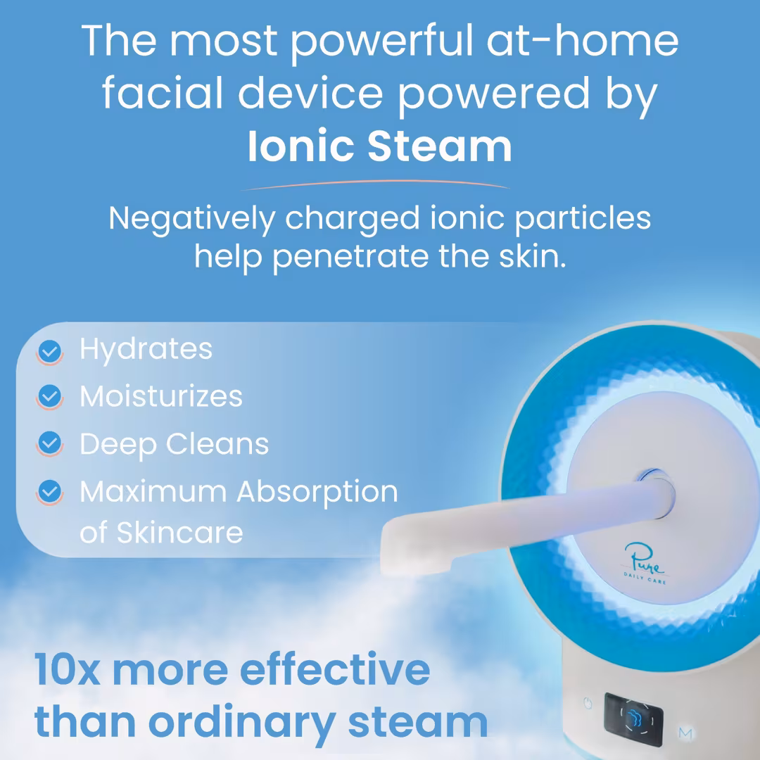 Pure Daily Care  NanoSteamer Clinical 10-in-1 Facial Steamer with Extraction Set