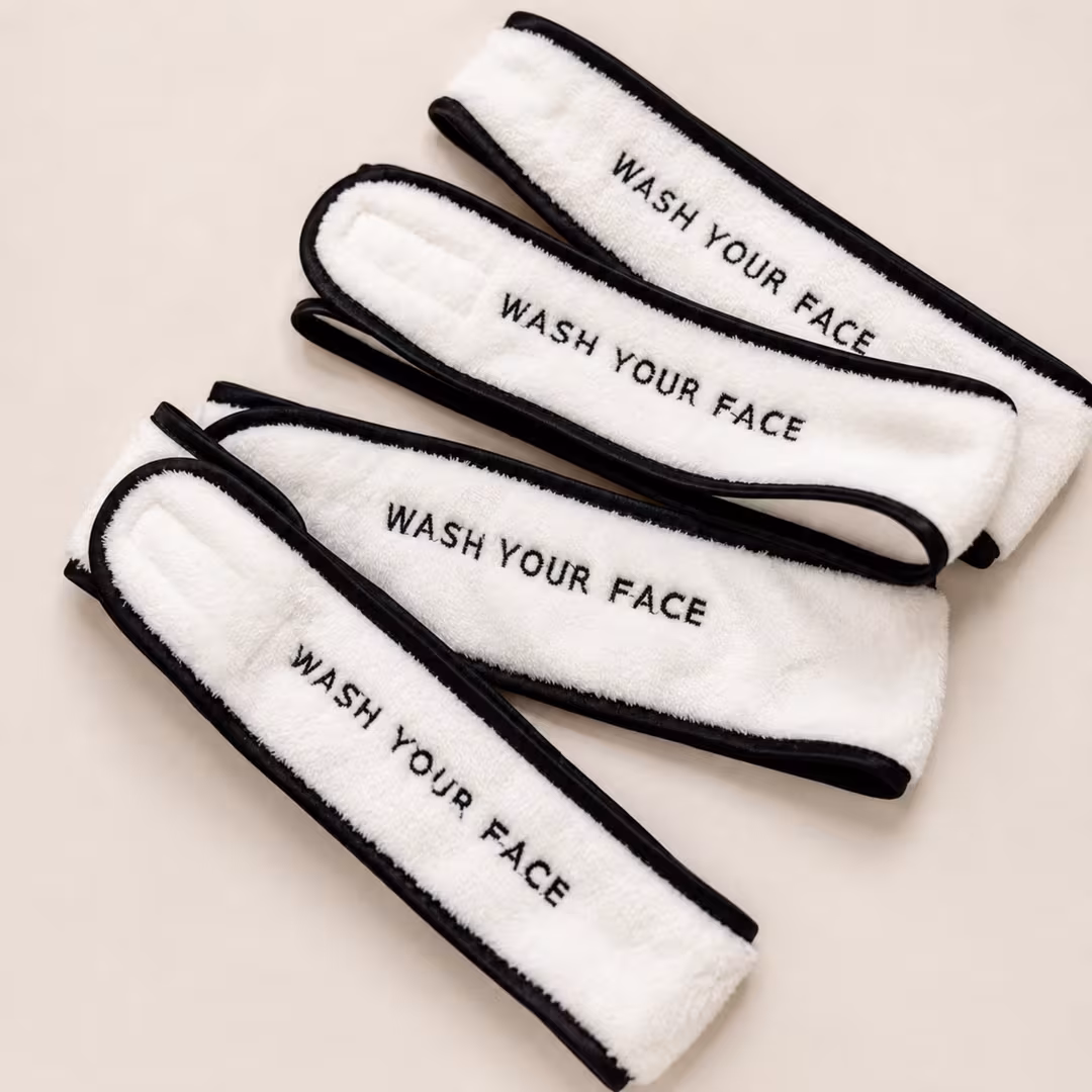 Kasey Boone Skincare  Wash You Face Headbands