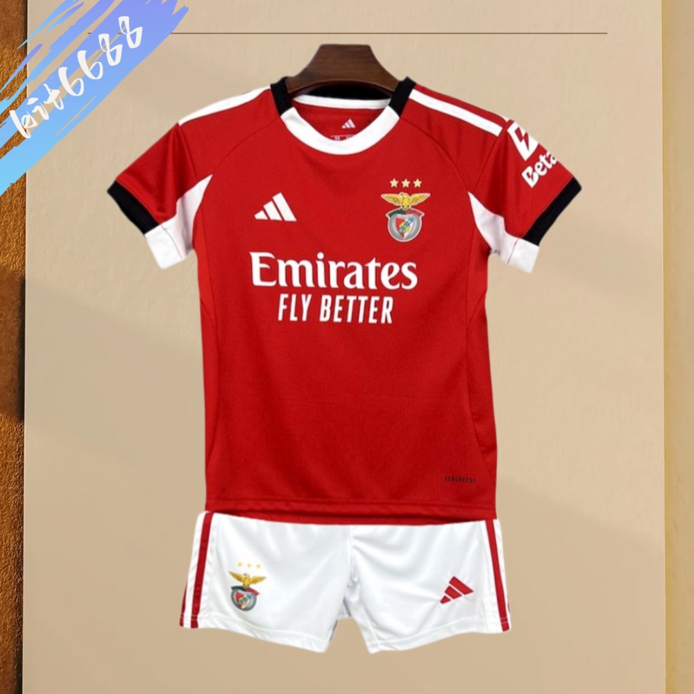 2025/2026 Benfica Football Club Home Football Shirt（Kids Kit socks）