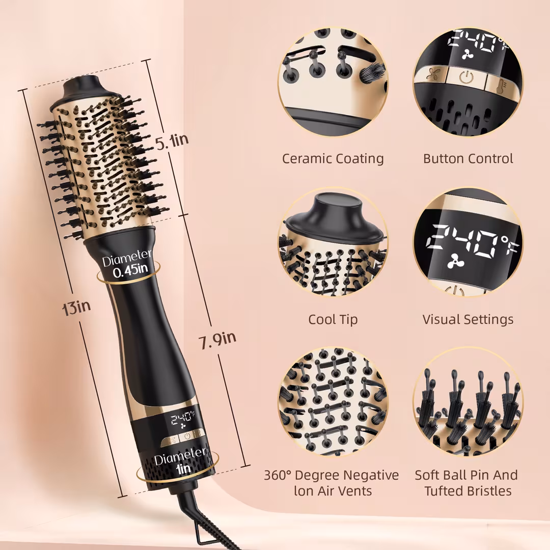 NICEBAY  Negative Ion Hot Air Brush