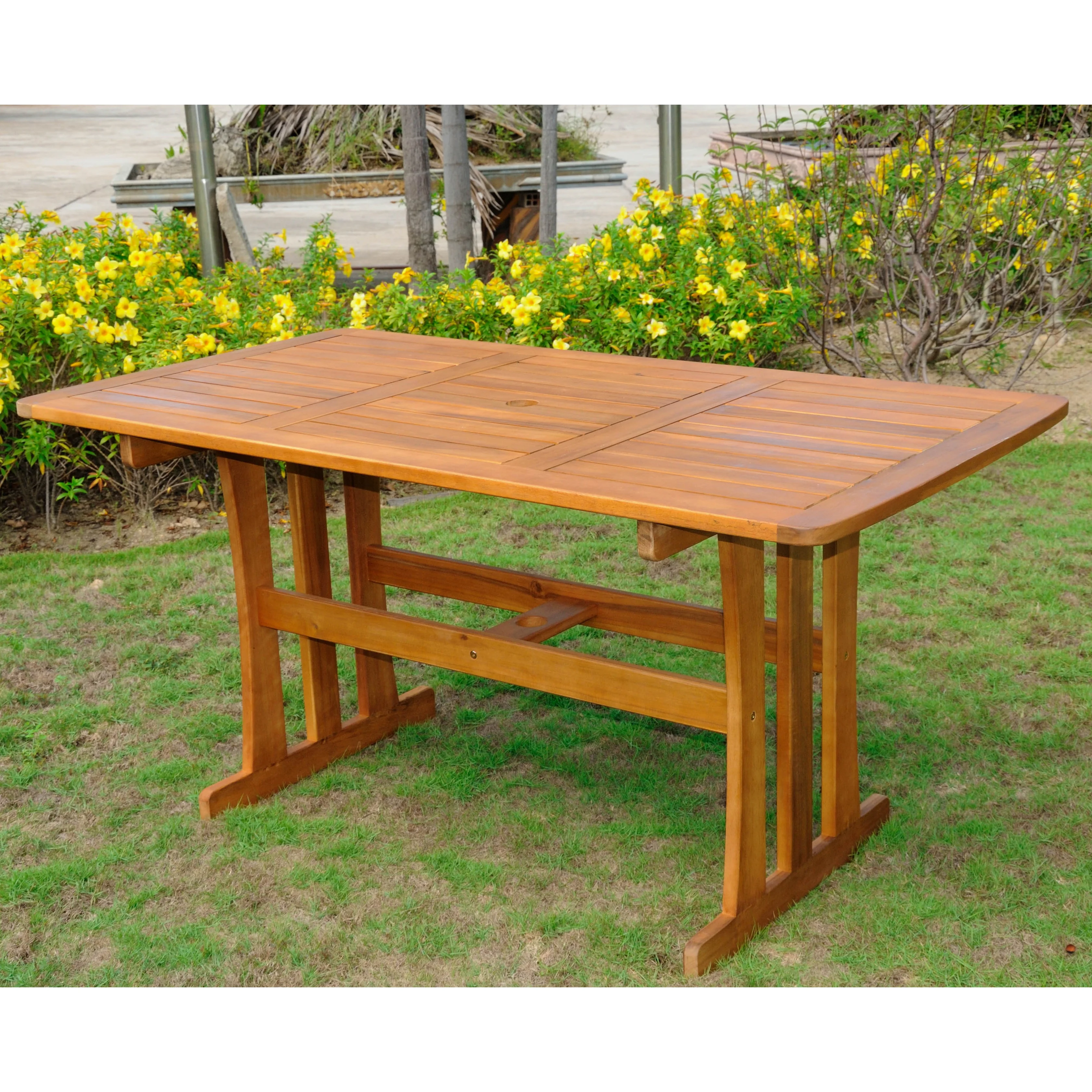 International Caravan Acacia Rectangular Dining Table