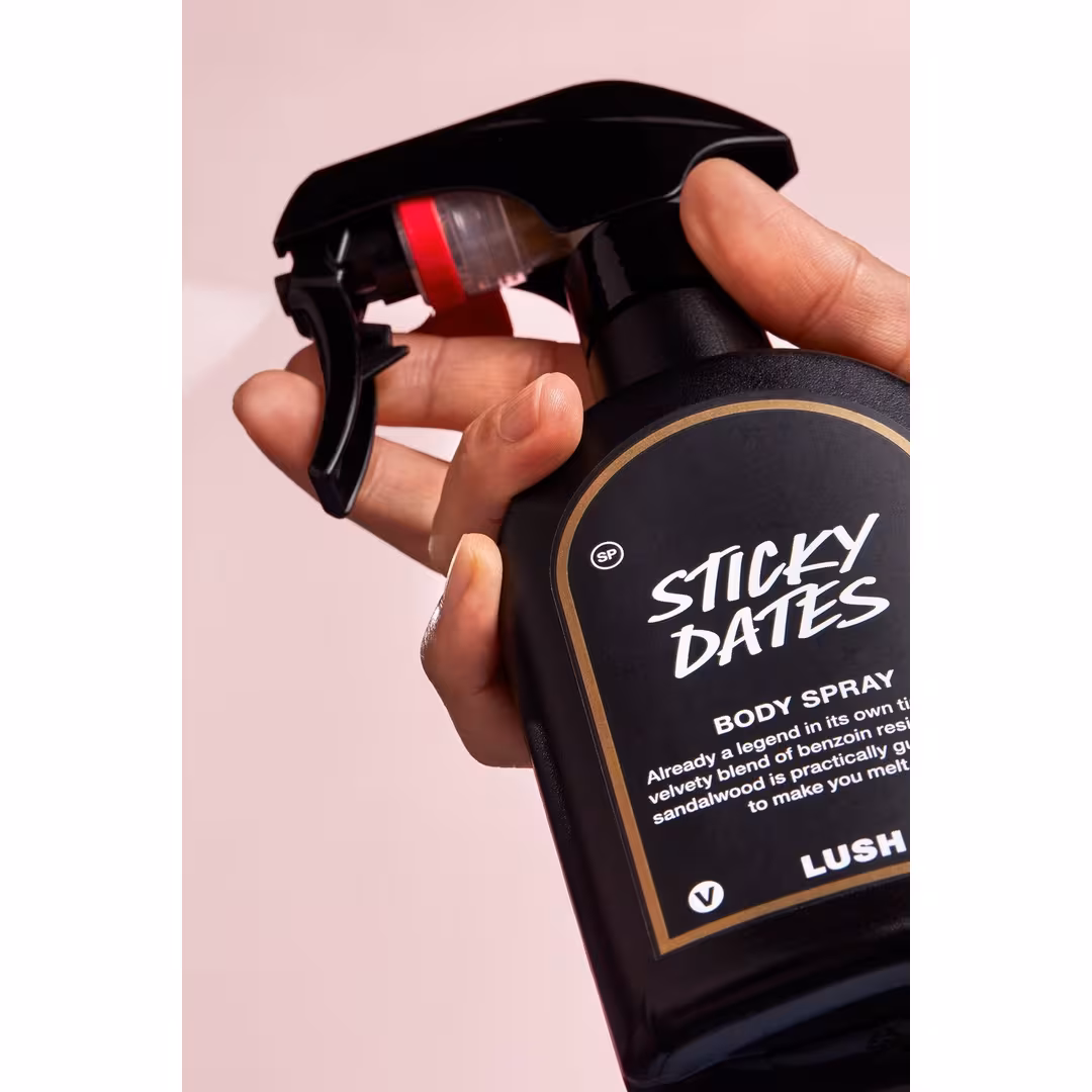 LUSH  Sticky Dates Body Spray
