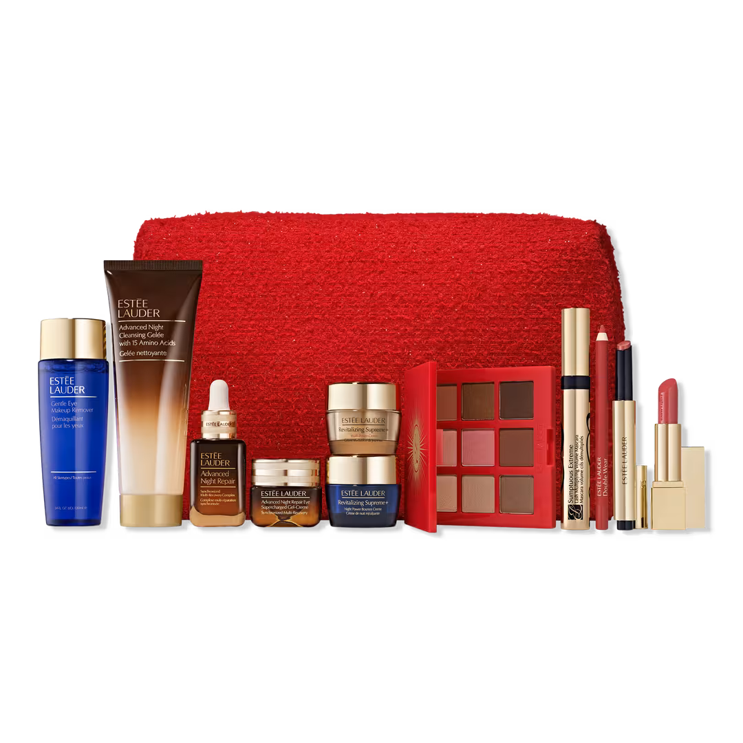 Estée Lauder  12- Piece Holiday Blockbuster $90 with any Estee Lauder Product ($655 Value)