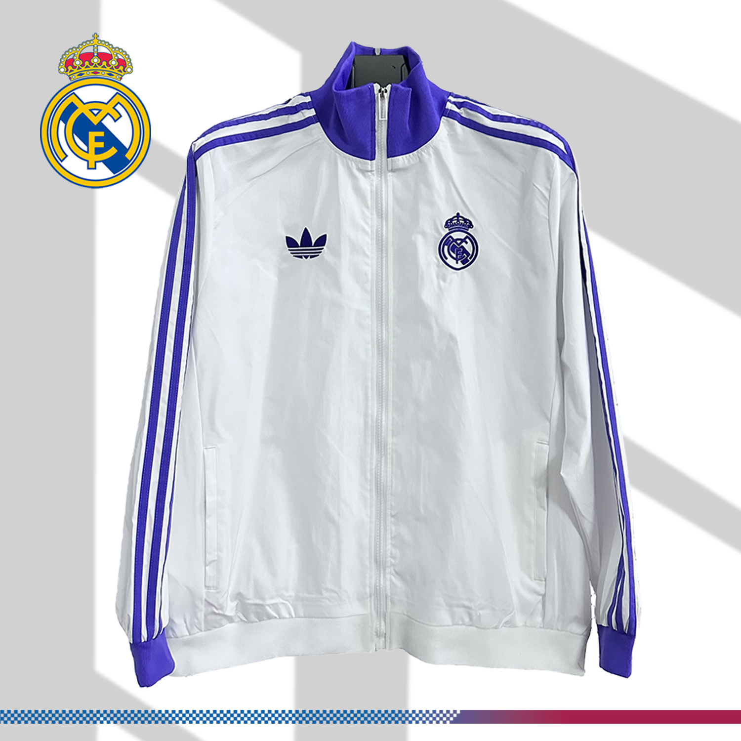 2025/2026 Real Madrid embroidered windbreaker