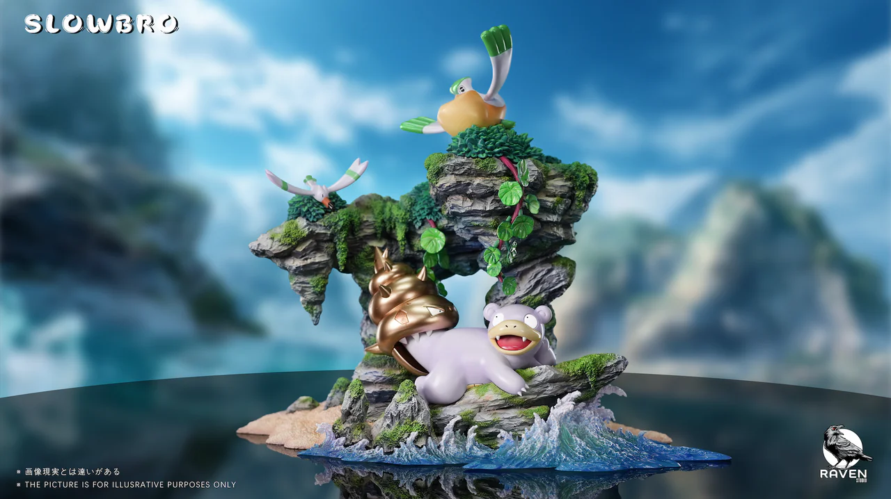 Pokemon - Slowpoke 2.0 | 1:6 Resin Statue | by Raven Studio