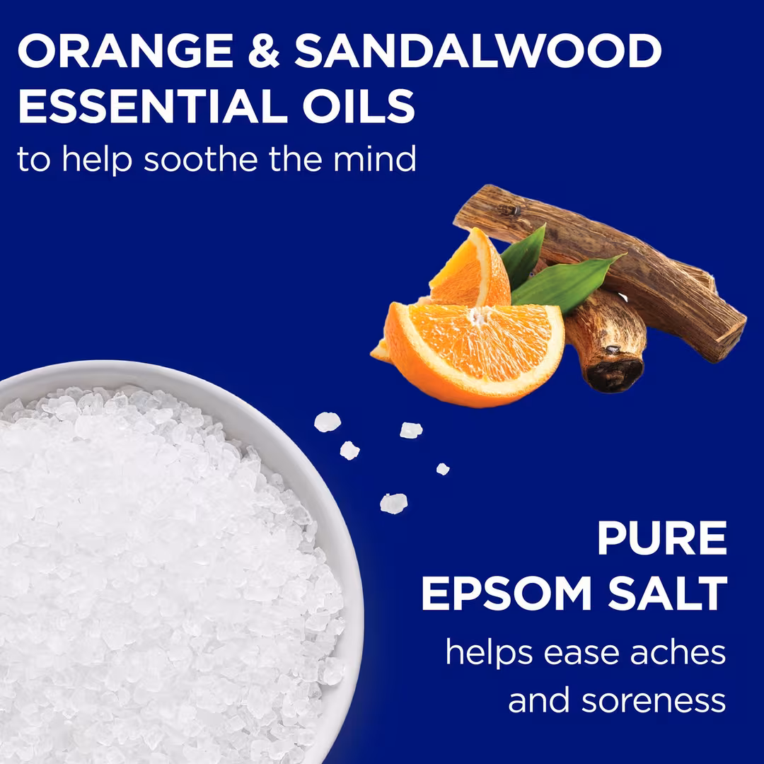 Dr Teal's  Snowy Night Epsom Salt Magnesium Soak