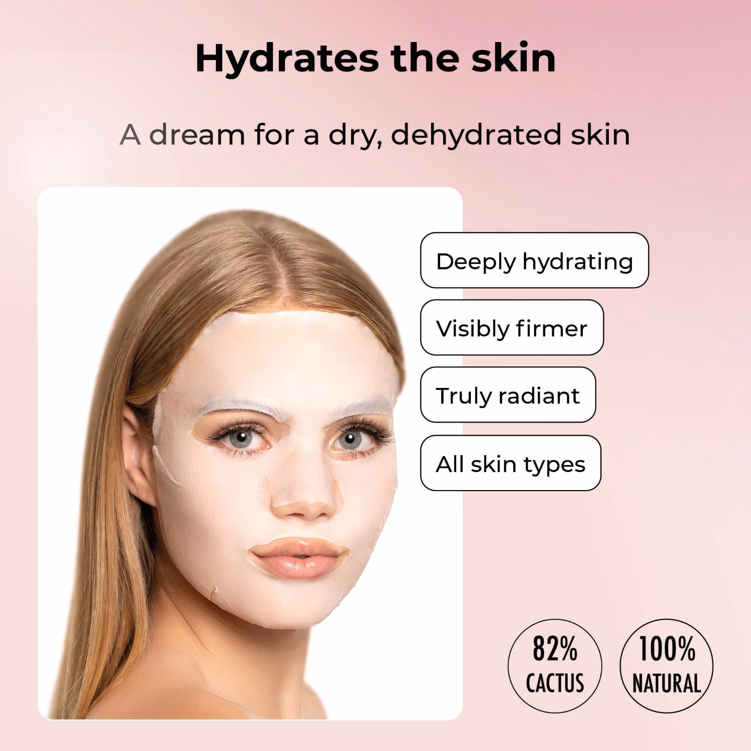 Orglamic™ Pink Cactus Mask