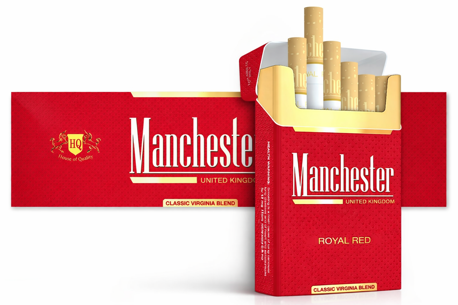Manchester Royal Red 20s Cigarettes x 10 Packs /1 Carton