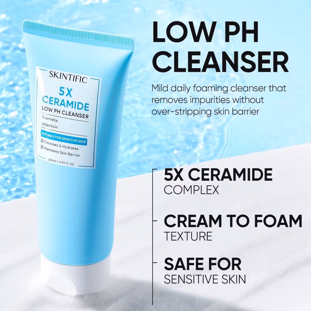 Skintific  5X Ceramide Low pH Cleanser