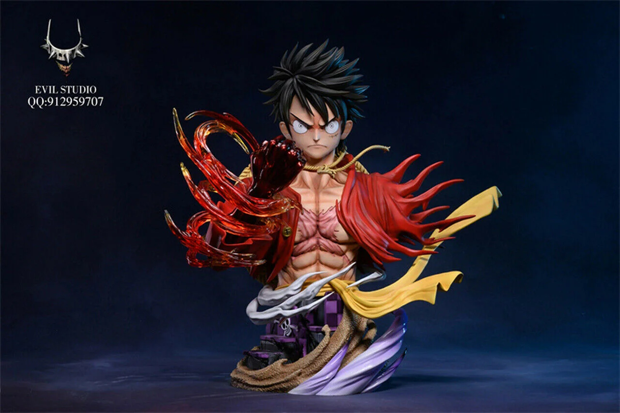 One Piece - Monkey D. Luffy | 1:1 Resin Lifesize Bust | von Evil Studio