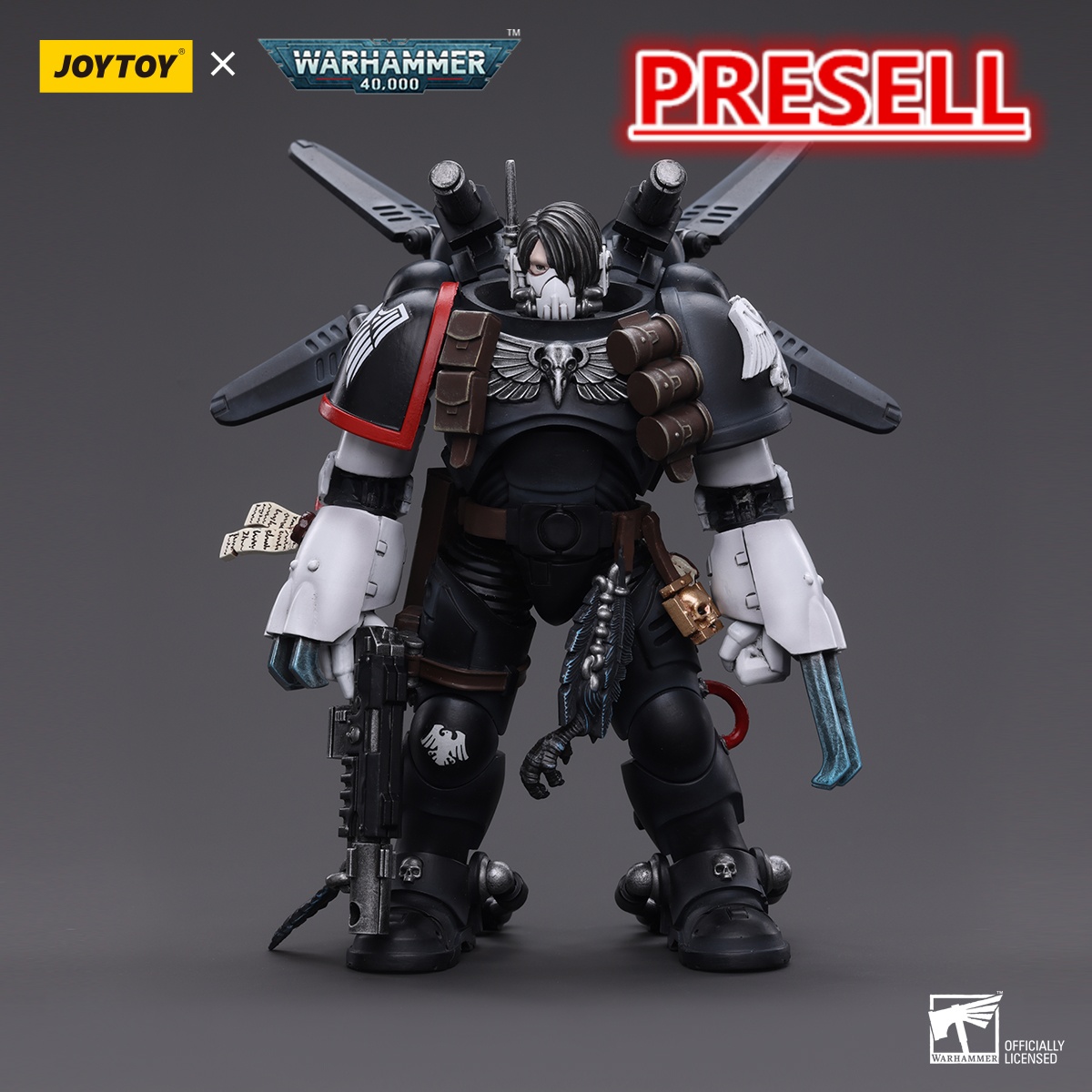 JOYTOY JT6427 Warhammer 40k 1: 18 Raven Guard Chapter Master Kayvaan Shrike - JOYTOY WORLD