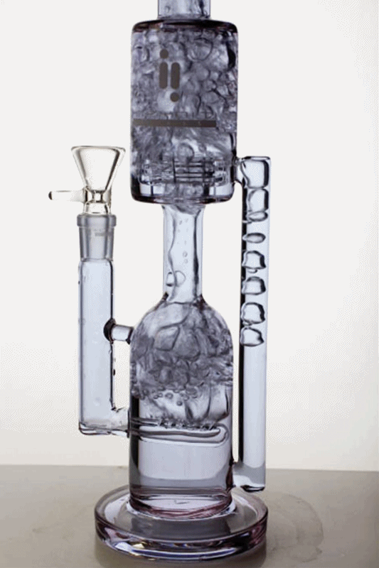 13 infyniti glass inline and shower head diffuser recycled bong