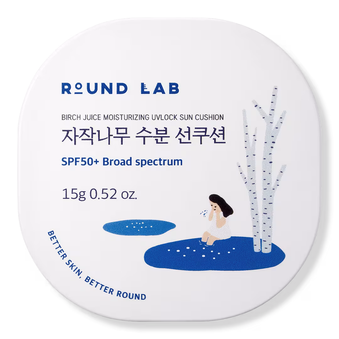 ROUND LAB  Birch Juice Moisturizing UVLOCK Sun Cushion SPF 50