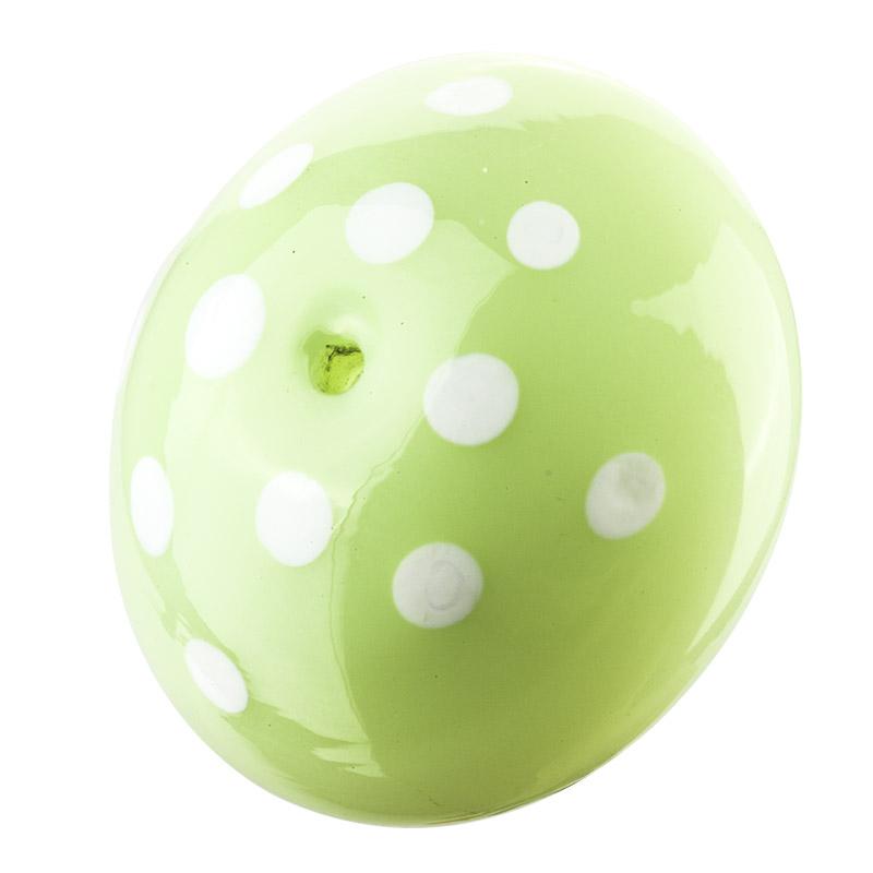 Green Mushroom Glass Carb Cap