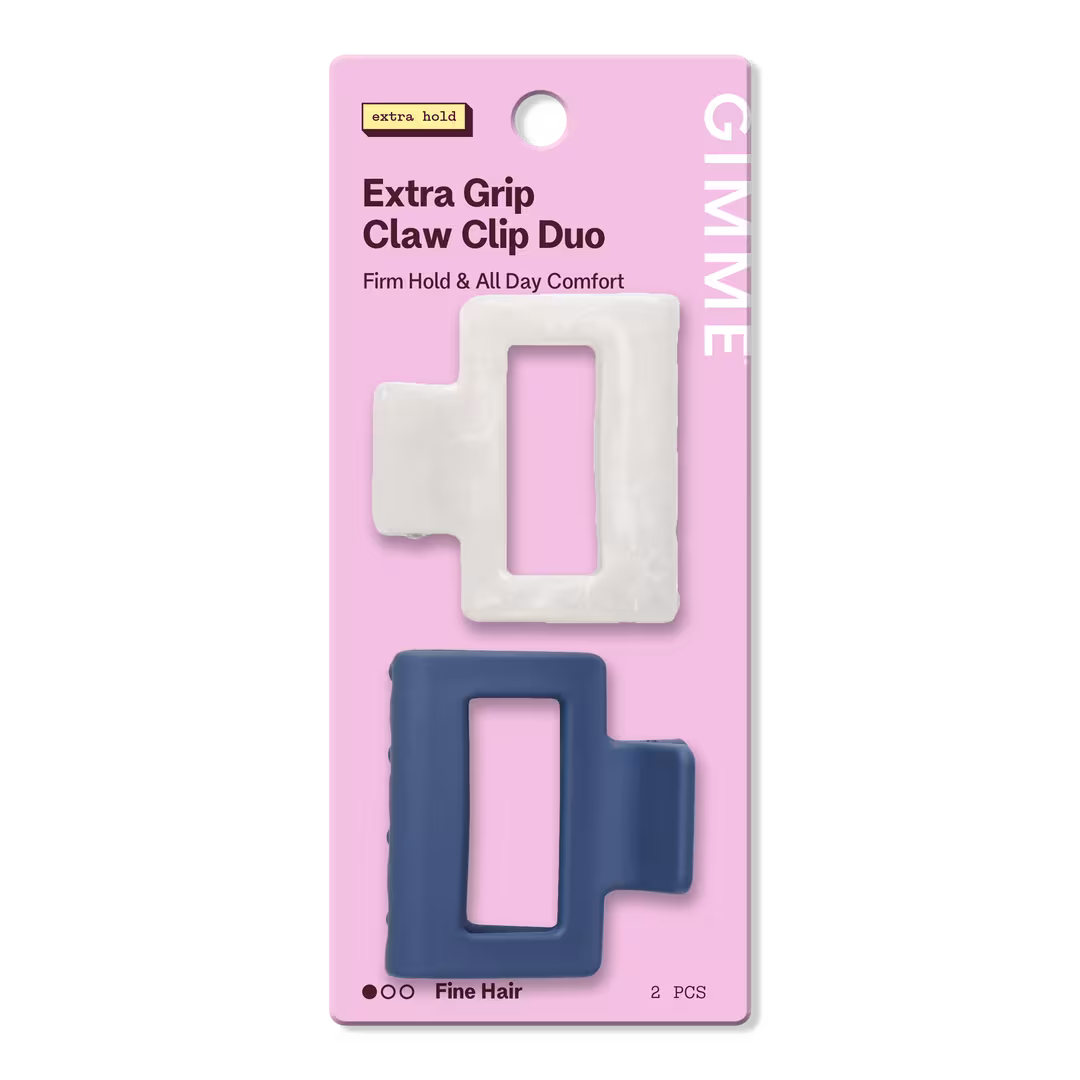 GIMME beauty  Extra Grip Square Claw Clip for Medium Hair