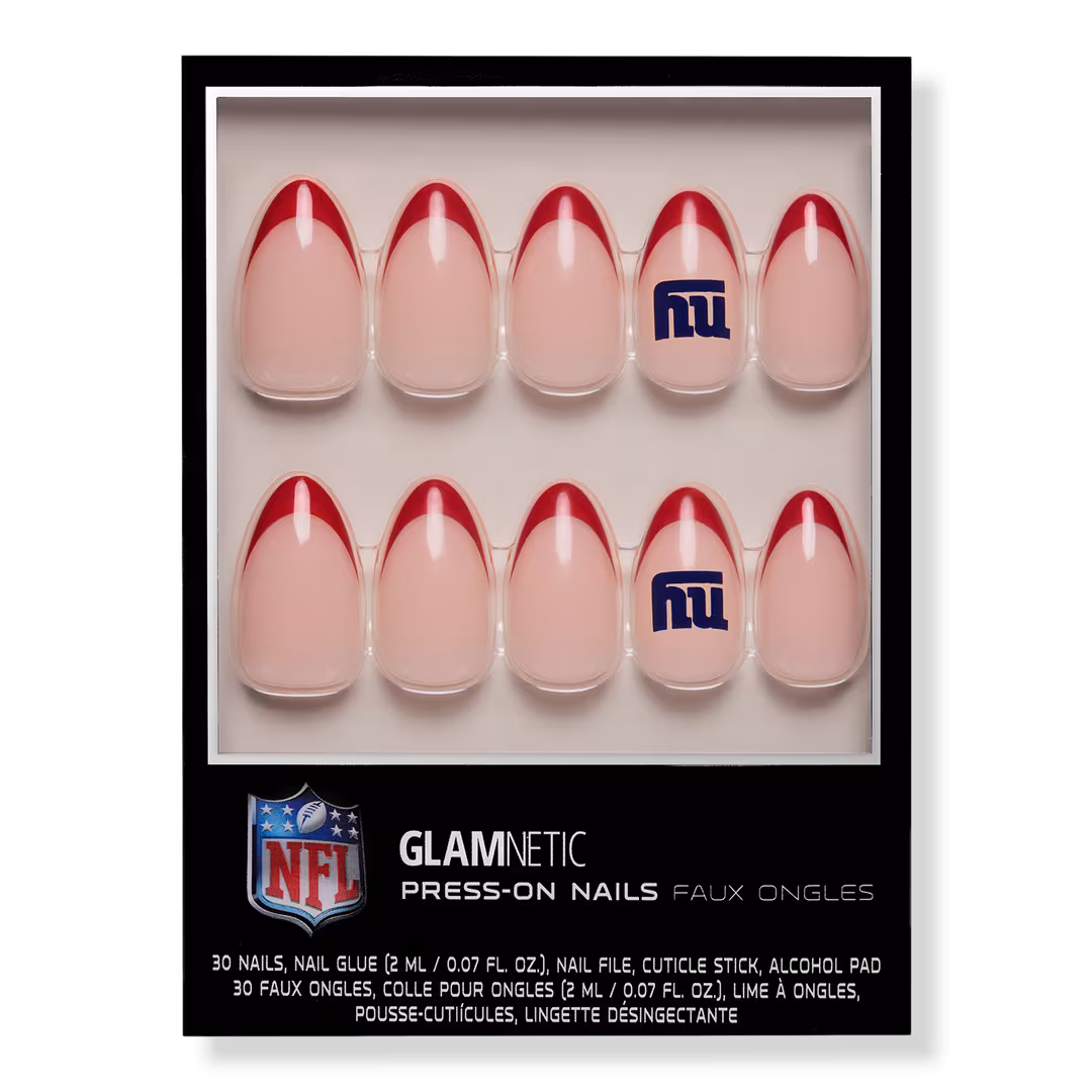 Glamnetic x Fanatics Nail  New York Giants Press-On Nails
