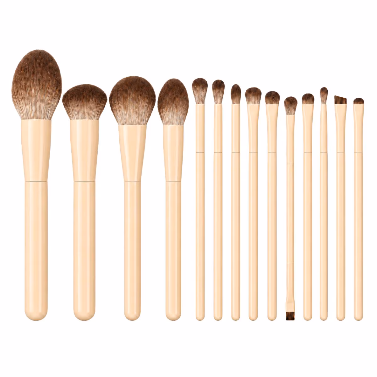 Vanilla Makeup Brush Set