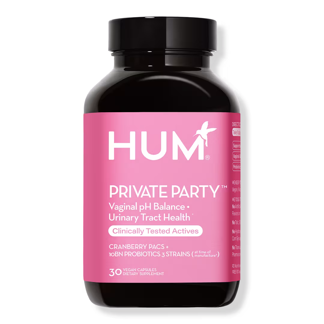 Hum Nutrition  Private Party Vaginal Probiotics for pH Balance & Urinary Tract Health