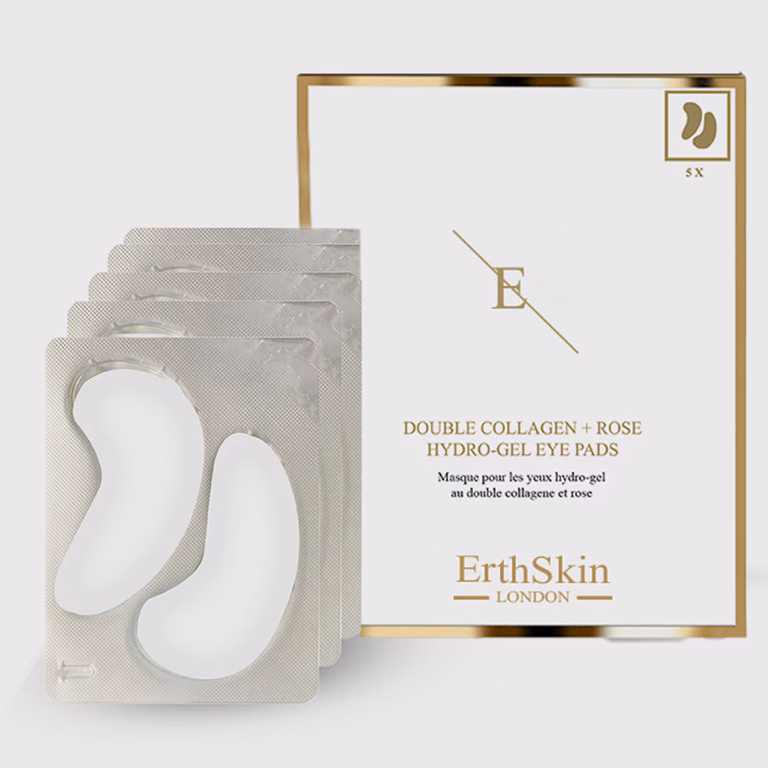 Doppelkollagen + Rosenhydrogel-Augenpads