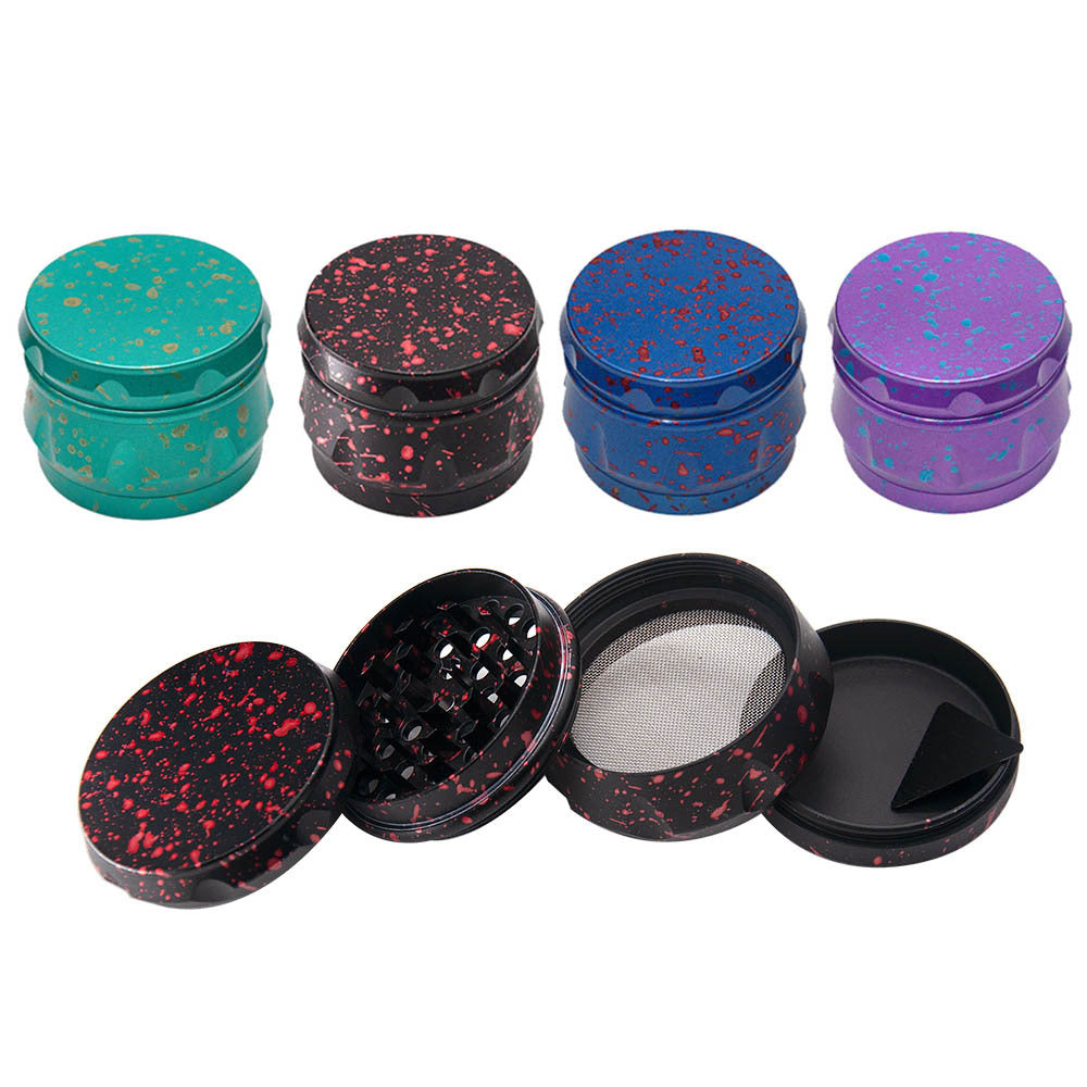 Splash Pattern Drum Weed Grinder