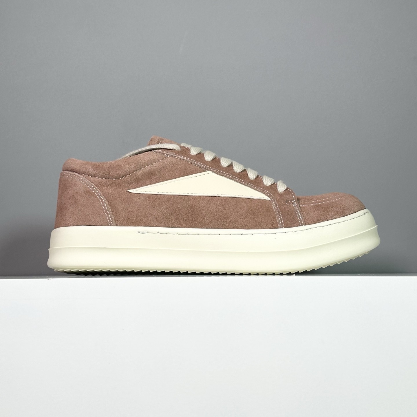 Rick Owens Wmns Luxor Vintage Low“Dust Milk”Shoes