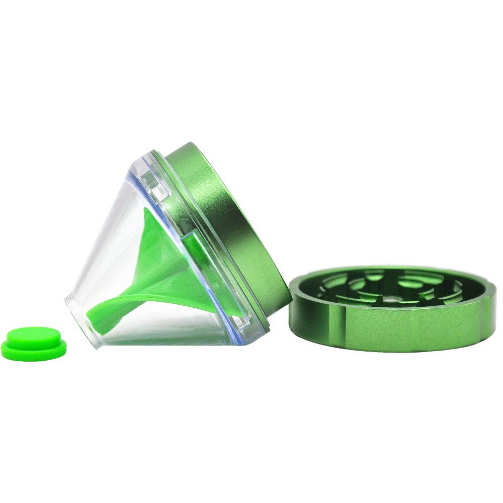 Pre-Roll Cone Herb Grinder with Transparent Storage 50 MM