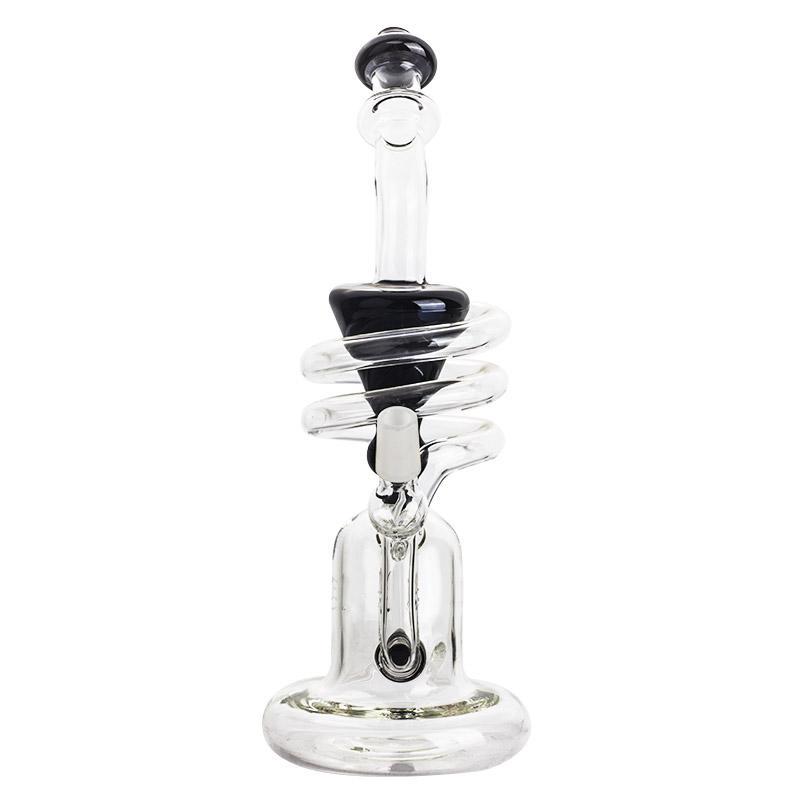 Recycler Thick Glass Dab Rig Set w/ Quartz Banger and Carb Cap