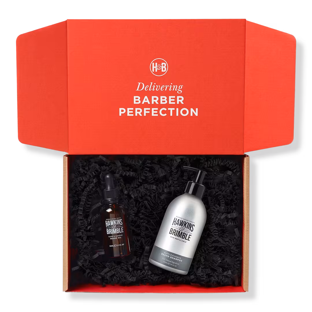 Hawkins & Brimble  Eco-Refillable Beard Regime Bundle