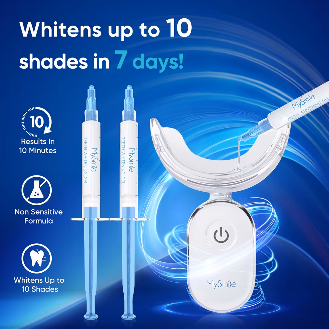 MySmile  Advanced Teeth Whitening Kit with 28 LED Light