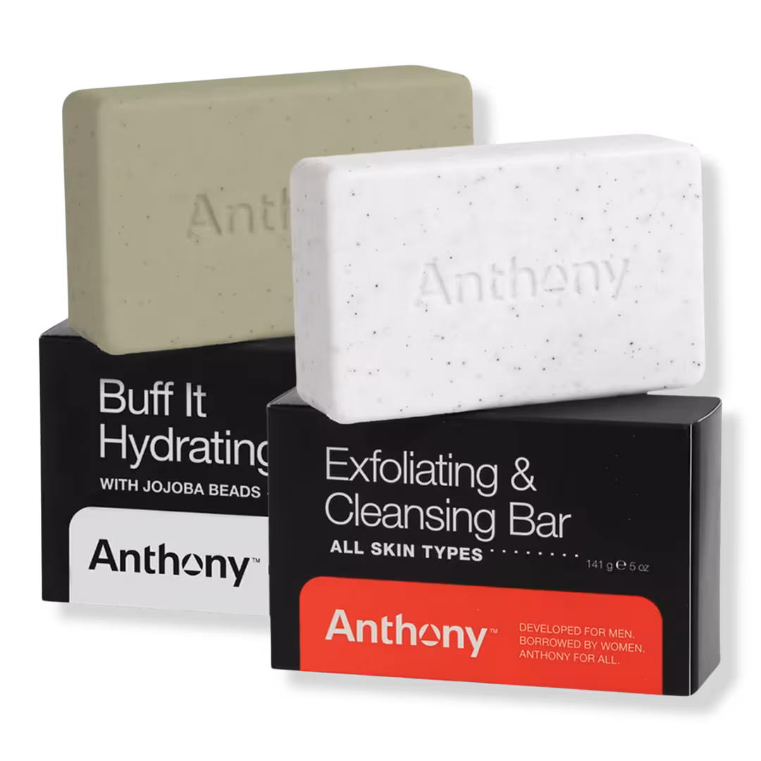 Anthony  Hydrating + Exfoliating Bar Soap Duo
