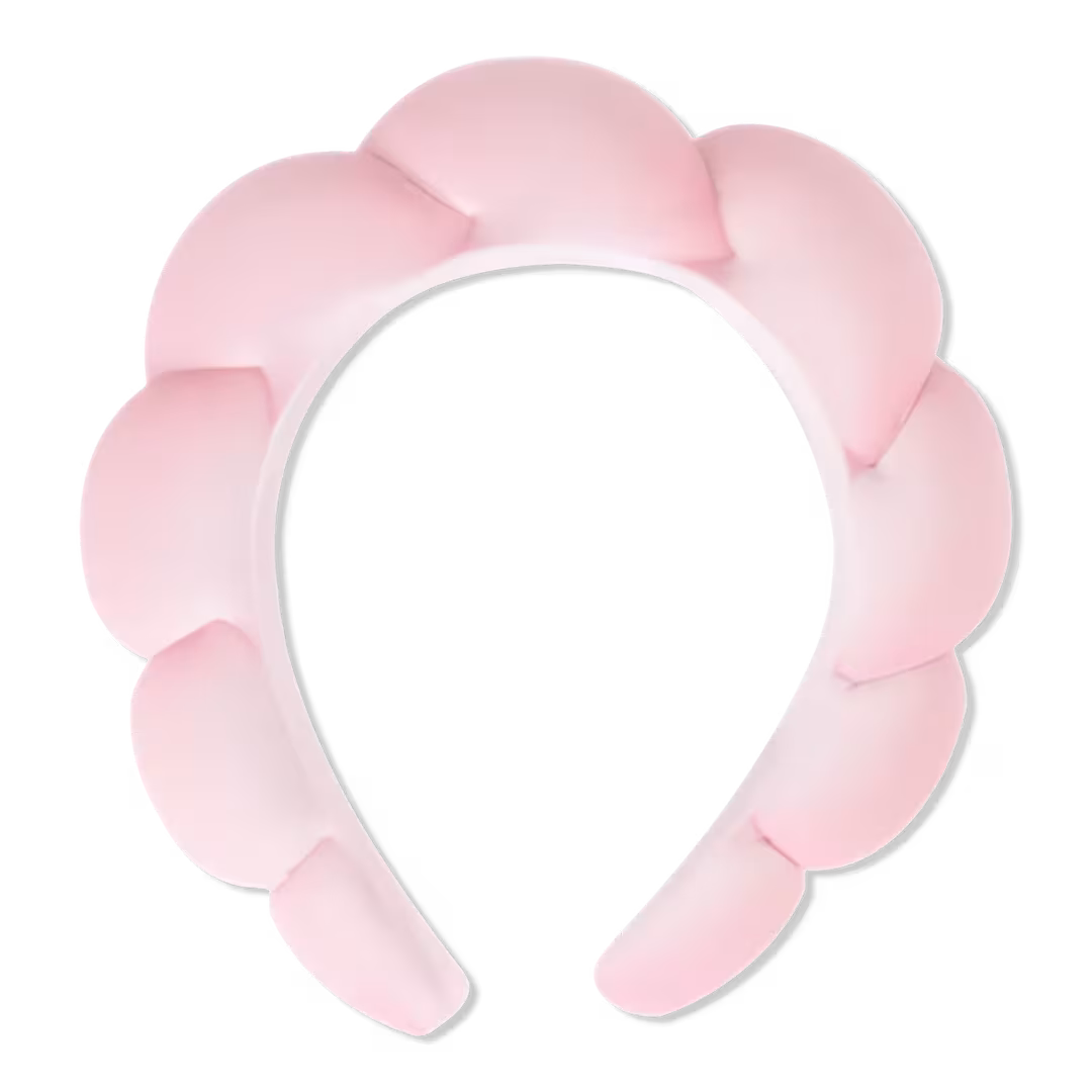 The Vintage Cosmetic Company  Padded Lilac Velour Spa Headband
