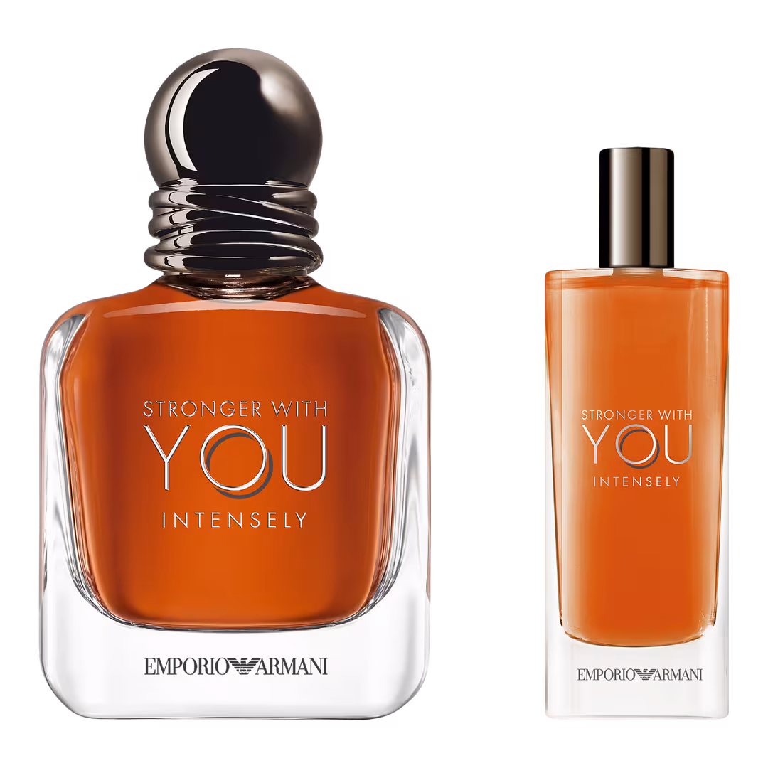ARMANI  Stronger With You Intensely Eau de Parfum 2 Piece Men's Fragrance Gift Set