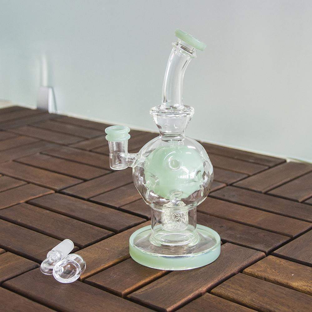 9 Glass Exosphere Fumed Perc Dab Rig
