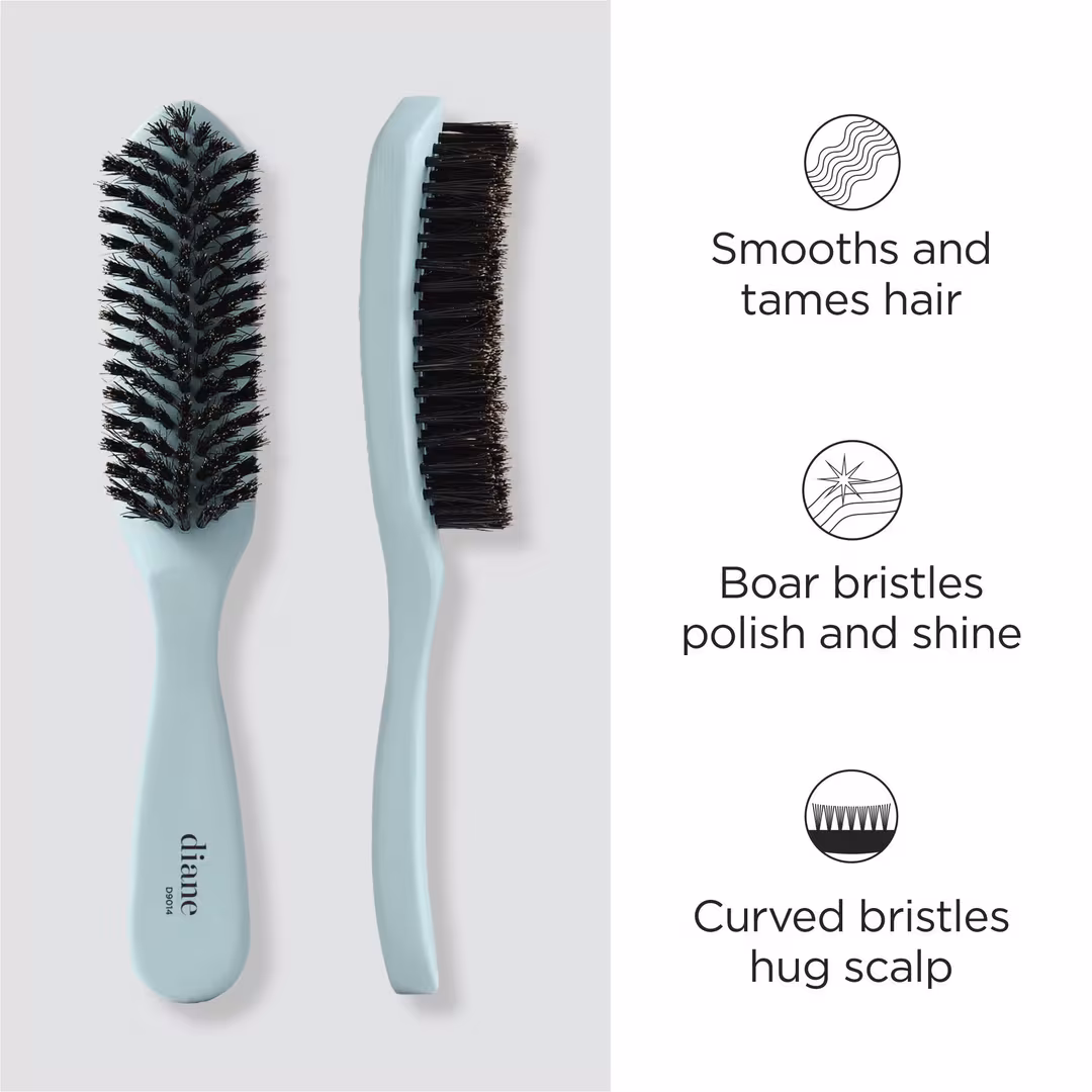 Diane  Boar Bristle Curved Smoothing Brush